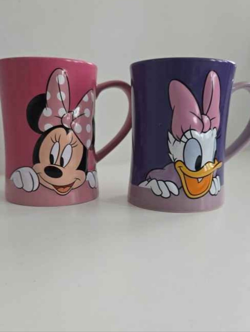 Disney Minnie & Daisy DUO Lot Of 2 Ceramic Mugs - Pink and Purple BESTIES SET ☕️
